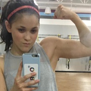 Teen muscle girl Wrestler Shayna
